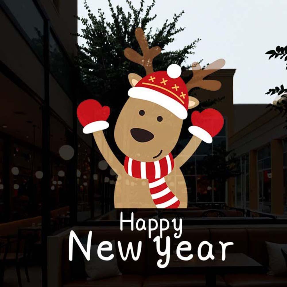 Colorful Santa Claus Stickers Anti-collision PVC Festival Stickers Glass Electrostatic Film Shop Style 4
Colorful Santa Claus Stickers Anti-collision PVC Festival Stickers Glass Electrostatic Film Shop Style 4