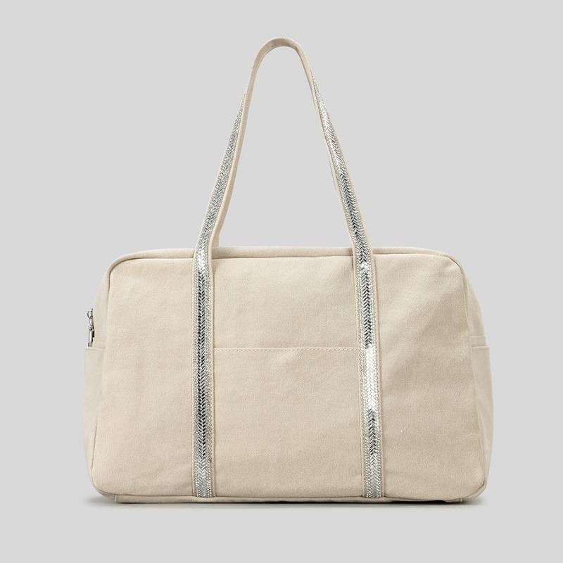 Классическая большая вместительная сумка для путешествий на открытом воздухе, модная сумка на плечо для женщин, простая сумка для отдыха и йоги бежевый
Классическая большая вместительная сумка для путешествий на открытом воздухе, модная сумка на плечо для женщин, простая сумка для отдыха и йоги бежевый
