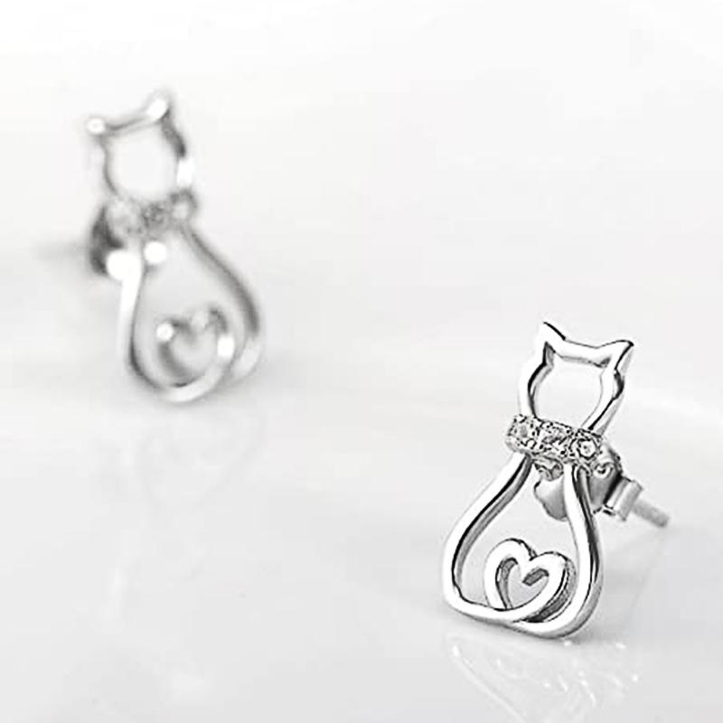Huitan Copper Color Cat Stud Earrings Ear Piercing Accessories for Women Fashion Versatile Earrings Girls Zircon Drop Shipping
Huitan Copper Color Cat Stud Earrings Ear Piercing Accessories for Women Fashion Versatile Earrings Girls Zircon Drop Shipping
