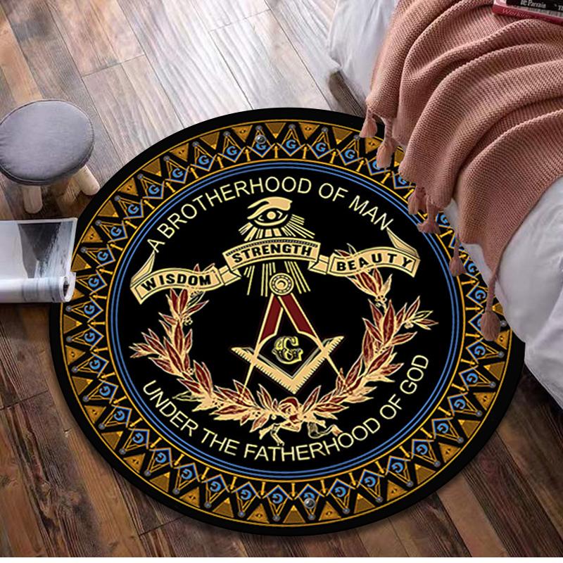1Pc Freemasonry Circular Print Rug - home decoration Carpet For Living Room Bedroom Flooring Computer Chair Area Rug 80x80cm( 31x31in)
1Pc Freemasonry Circular Print Rug - home decoration Carpet For Living Room Bedroom Flooring Computer Chair Area Rug 80x80cm( 31x31in)