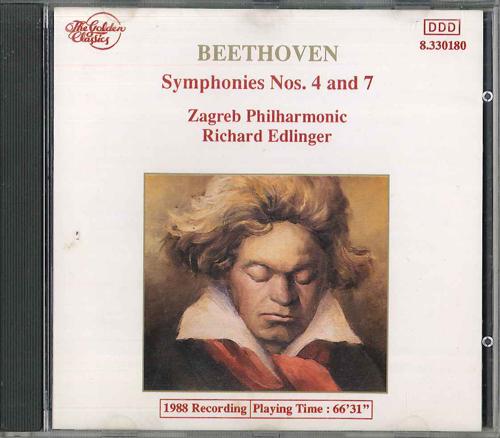 CD ZAGRAB PHILHARMONIC - Beethoven Symphony 4&7 8330180 GOLDEN CLASSICS Non Japan Classical Used
CD ZAGRAB PHILHARMONIC - Beethoven Symphony 4&7 8330180 GOLDEN CLASSICS Non Japan Classical Used