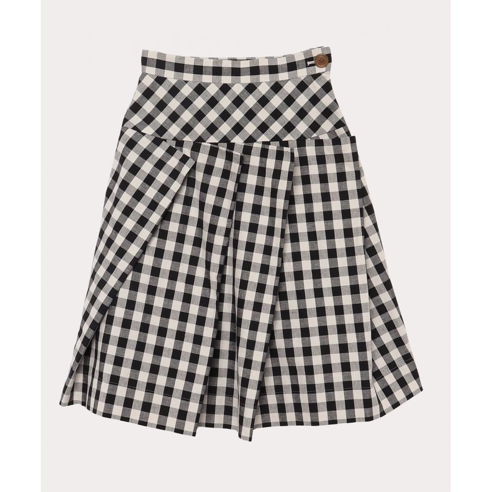 Плиссированная юбка в клетку Vivienne Westwood Japan из хлопка и льна в клетку 1612241005
Плиссированная юбка в клетку Vivienne Westwood Japan из хлопка и льна в клетку 1612241005