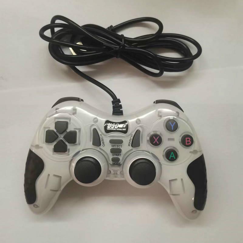 Cross-Border PC360 Wired USB Controller: Dual Vibration All-in-One PC Game Controller прозорий білий колір
Cross-Border PC360 Wired USB Controller: Dual Vibration All-in-One PC Game Controller прозорий білий колір