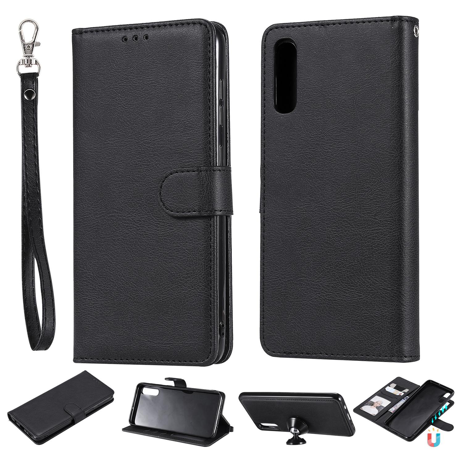 For Samsung Galaxy A50/A50s/A30s Case 2 in 1 Detachable Magnetic Leather Wallet Mobile Cover with Strap Black
For Samsung Galaxy A50/A50s/A30s Case 2 in 1 Detachable Magnetic Leather Wallet Mobile Cover with Strap Black