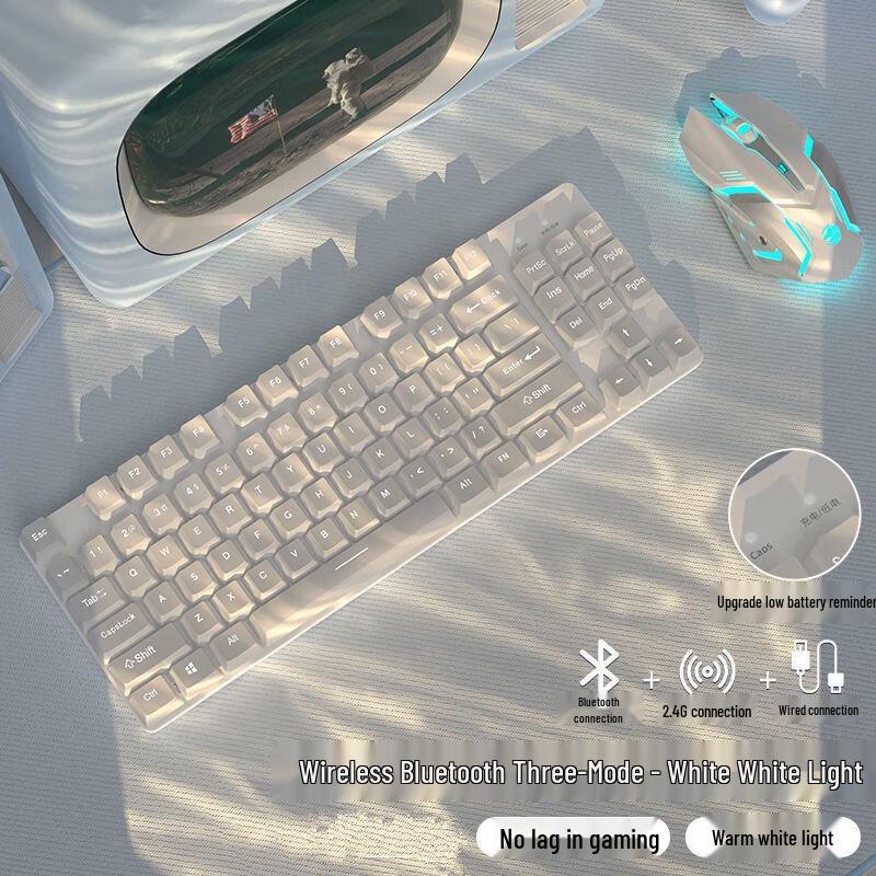 Qisha Wireless Bluetooth Mechanical Keyboard & Mouse Set
Qisha Wireless Bluetooth Mechanical Keyboard & Mouse Set