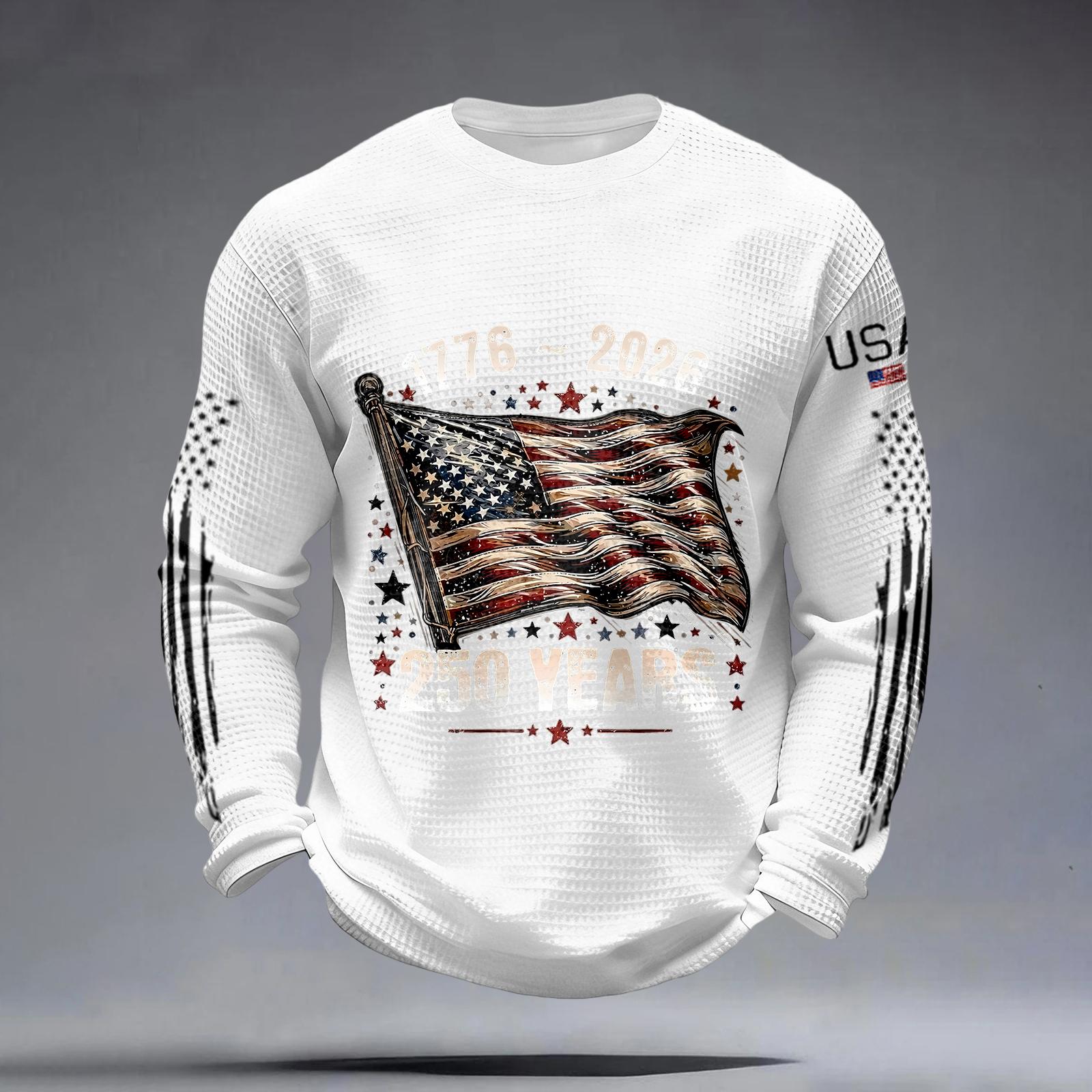 USA Anniversary Men s Casual Letter Print Long-Sleeve Sweatshirt M білий
USA Anniversary Men s Casual Letter Print Long-Sleeve Sweatshirt M білий