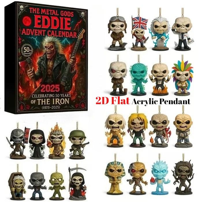 24 дня Эдди Адвент-календарь 2025 Рождественская группа Подвеска Адвент-календарь 24 шт. 2D плоская акриловая подвеска фигурка брелок разноцветный
24 дня Эдди Адвент-календарь 2025 Рождественская группа Подвеска Адвент-календарь 24 шт. 2D плоская акриловая подвеска фигурка брелок разноцветный