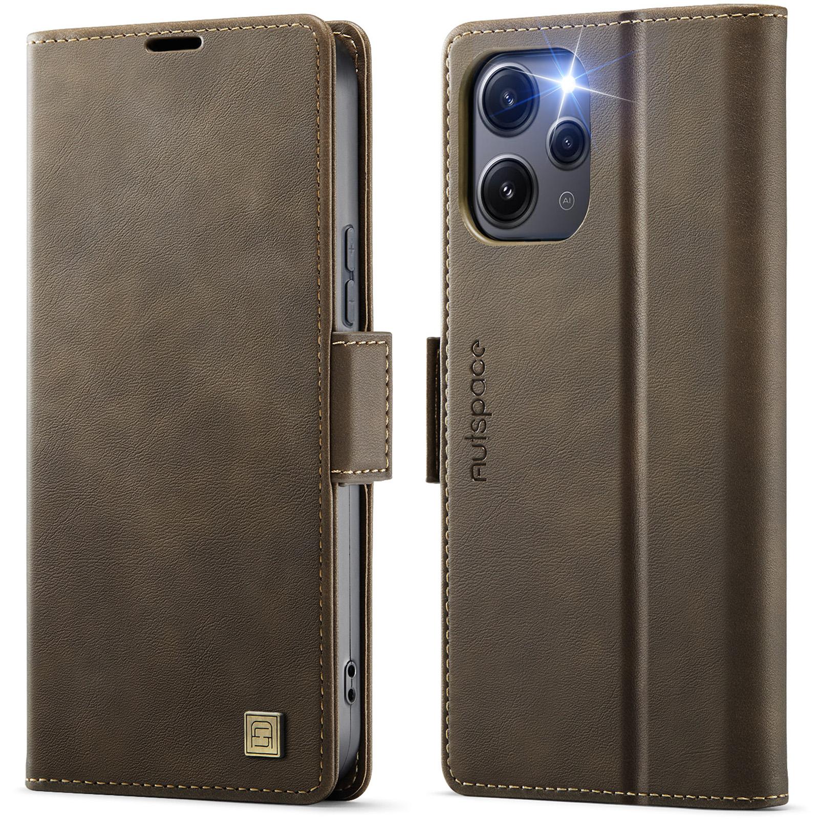 AUTSPACE A11 RFID Blocking Retro Leather Wallet Case for Xiaomi Redmi 12/Note12R/Poco M6 Pro D
AUTSPACE A11 RFID Blocking Retro Leather Wallet Case for Xiaomi Redmi 12/Note12R/Poco M6 Pro D