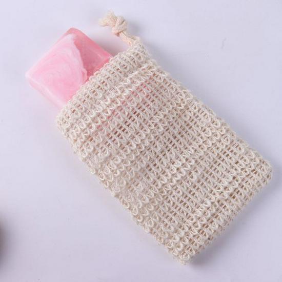 Handmade Cotton Linen Soap Bag with Foaming Net and Hanging Loop - Customizable Logo Option Available
Handmade Cotton Linen Soap Bag with Foaming Net and Hanging Loop - Customizable Logo Option Available
