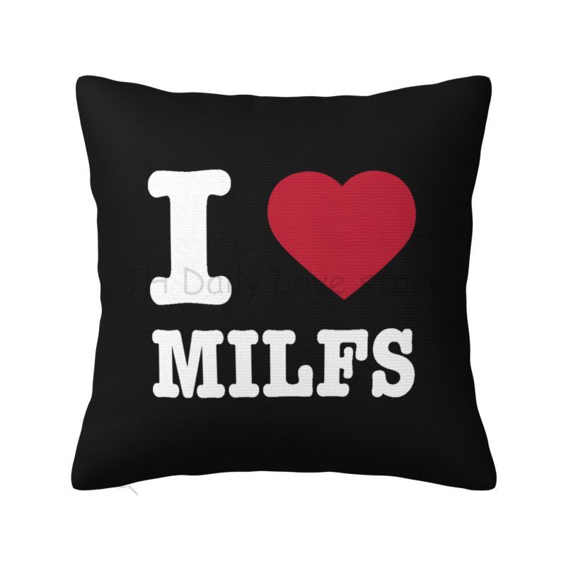 Funny I Love MILFS Heart Print Square Pillow Cover Soft Cozy Pillow Case Cushion Cover for Home Sofa Bed Car Decor 18x18 Inch 30cmx30cm
Funny I Love MILFS Heart Print Square Pillow Cover Soft Cozy Pillow Case Cushion Cover for Home Sofa Bed Car Decor 18x18 Inch 30cmx30cm