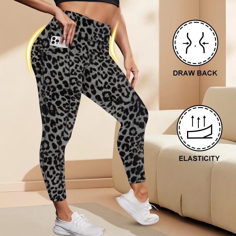 Pocket High-waist Plus Size Yoga Pants Women s Fitness High-elastic Hip-lifting Sports Leggings L леопард друку кольору
Pocket High-waist Plus Size Yoga Pants Women s Fitness High-elastic Hip-lifting Sports Leggings L леопард друку кольору
