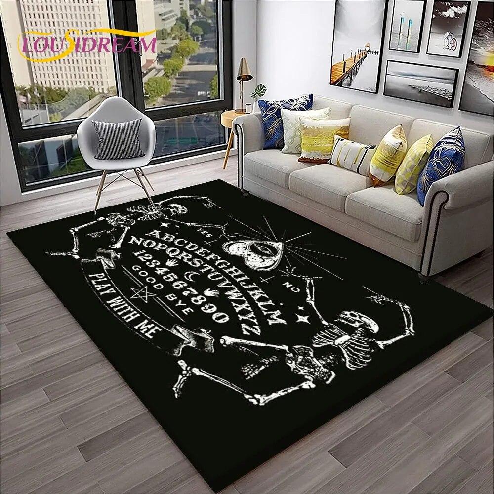 Horror Witchcraft Ouija Tarot Gothic Carpet Килимок для дому Вітальня Спальня Диван Придверний килимок Декор, дитячий килимок Нековзкий килимок 40x60cm
Horror Witchcraft Ouija Tarot Gothic Carpet Килимок для дому Вітальня Спальня Диван Придверний килимок Декор, дитячий килимок Нековзкий килимок 40x60cm