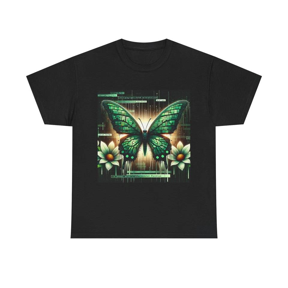 Unisex Adult T Shirt Cybernetic Butterflies in Data Stream 4XL
Unisex Adult T Shirt Cybernetic Butterflies in Data Stream 4XL