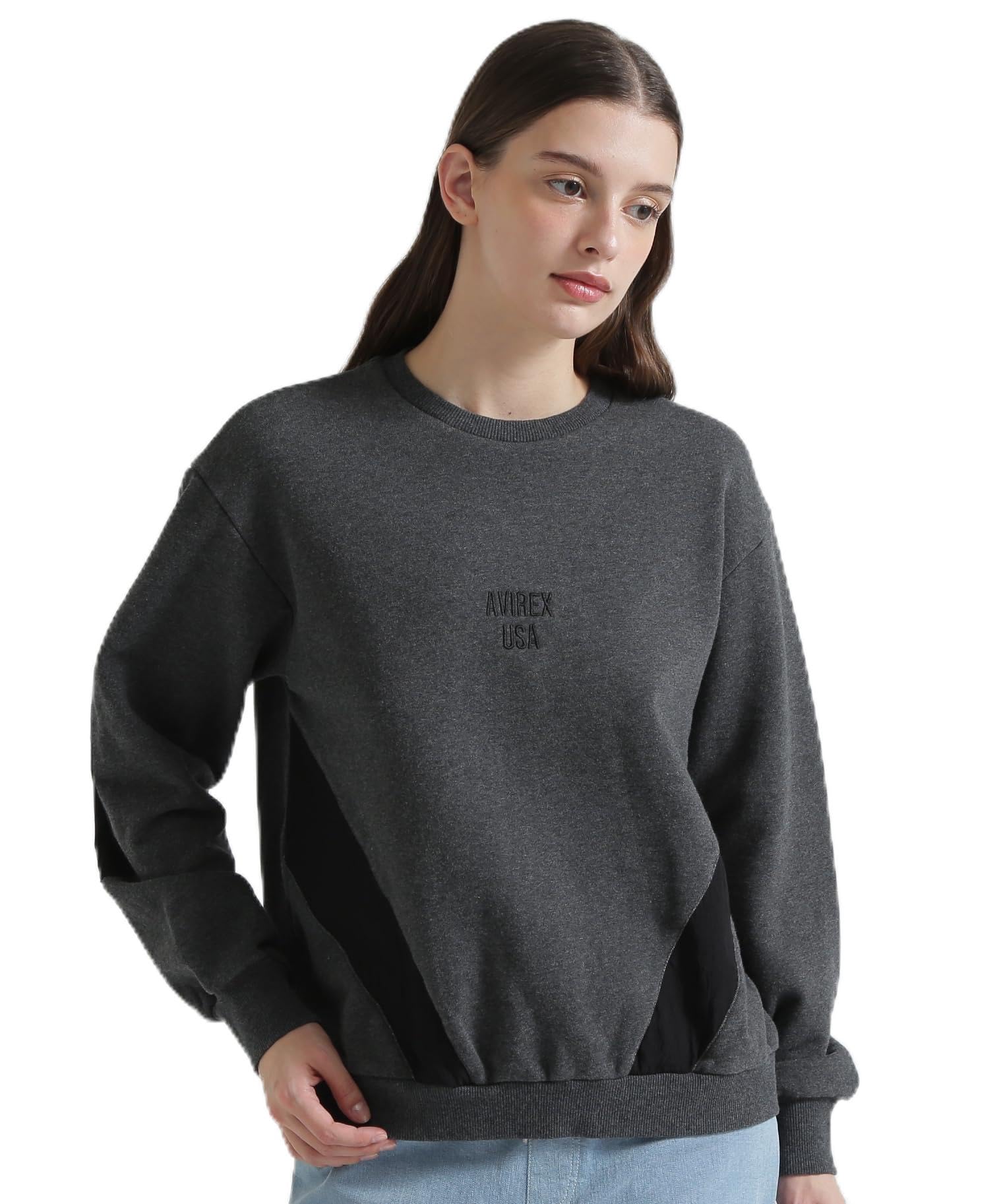 AVIREX COLOR BLOCK MILITARY PULLOVER Women s F Size 010 black 783-6130601
AVIREX COLOR BLOCK MILITARY PULLOVER Women s F Size 010 black 783-6130601
