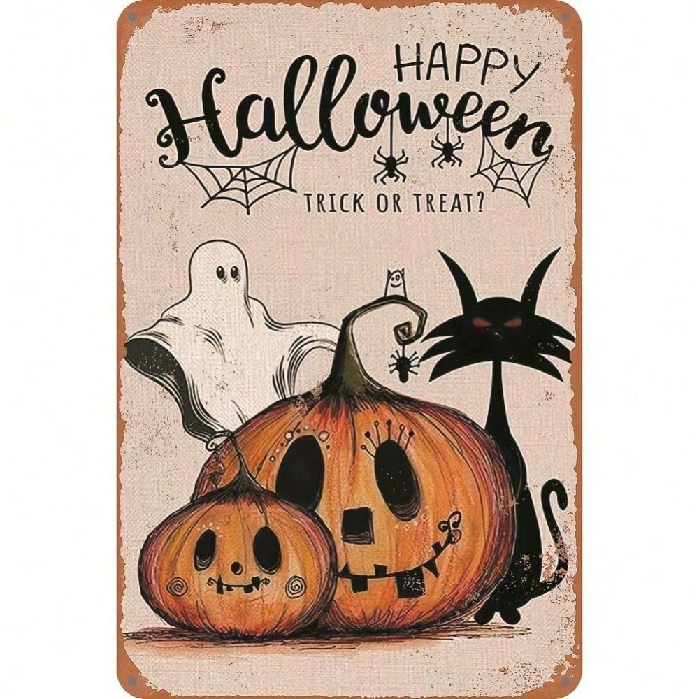 Vintage Halloween Pumpkin Metal Sign 12x8 Inch Retro Tin Plate Pub Club Home Bar Wall Decor 20x30 різнокольоровий
Vintage Halloween Pumpkin Metal Sign 12x8 Inch Retro Tin Plate Pub Club Home Bar Wall Decor 20x30 різнокольоровий