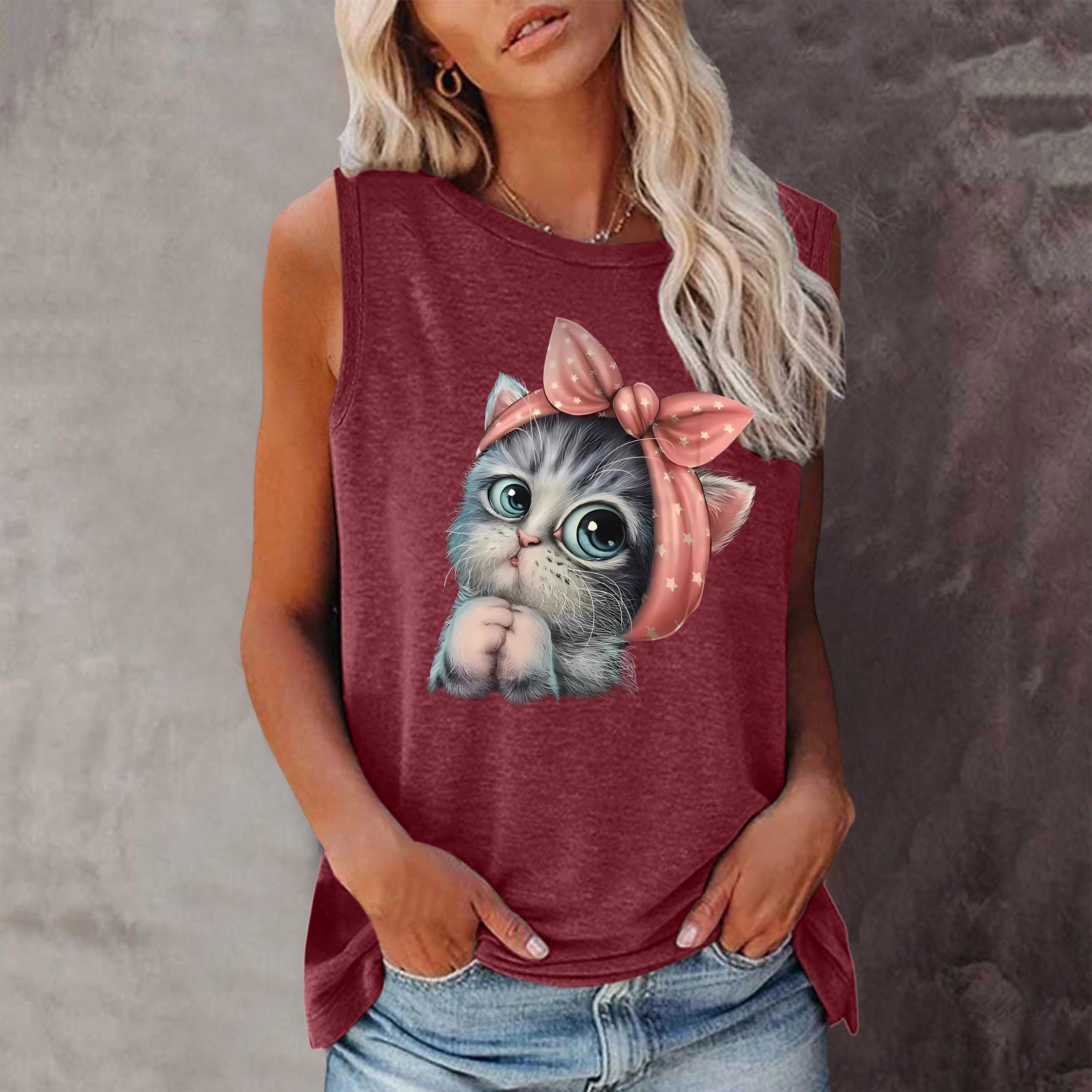 Футболка Kitten The Bear, повседневный топ с короткими рукавами и круглым вырезом для лета и весны, женская одежда, топы Harajuku XL
Футболка Kitten The Bear, повседневный топ с короткими рукавами и круглым вырезом для лета и весны, женская одежда, топы Harajuku XL