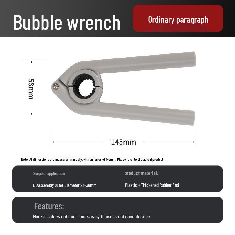 Faucet Aerator & Spout Removal Tool – Kitchen Sink Wonder Wrench
Faucet Aerator & Spout Removal Tool – Kitchen Sink Wonder Wrench