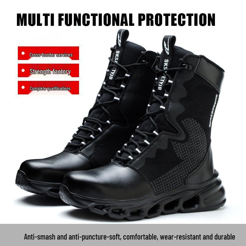 Мужские дышащие водостойкие противоударные рабочие ботинки с высоким верхом
Мужские дышащие водостойкие противоударные рабочие ботинки с высоким верхом