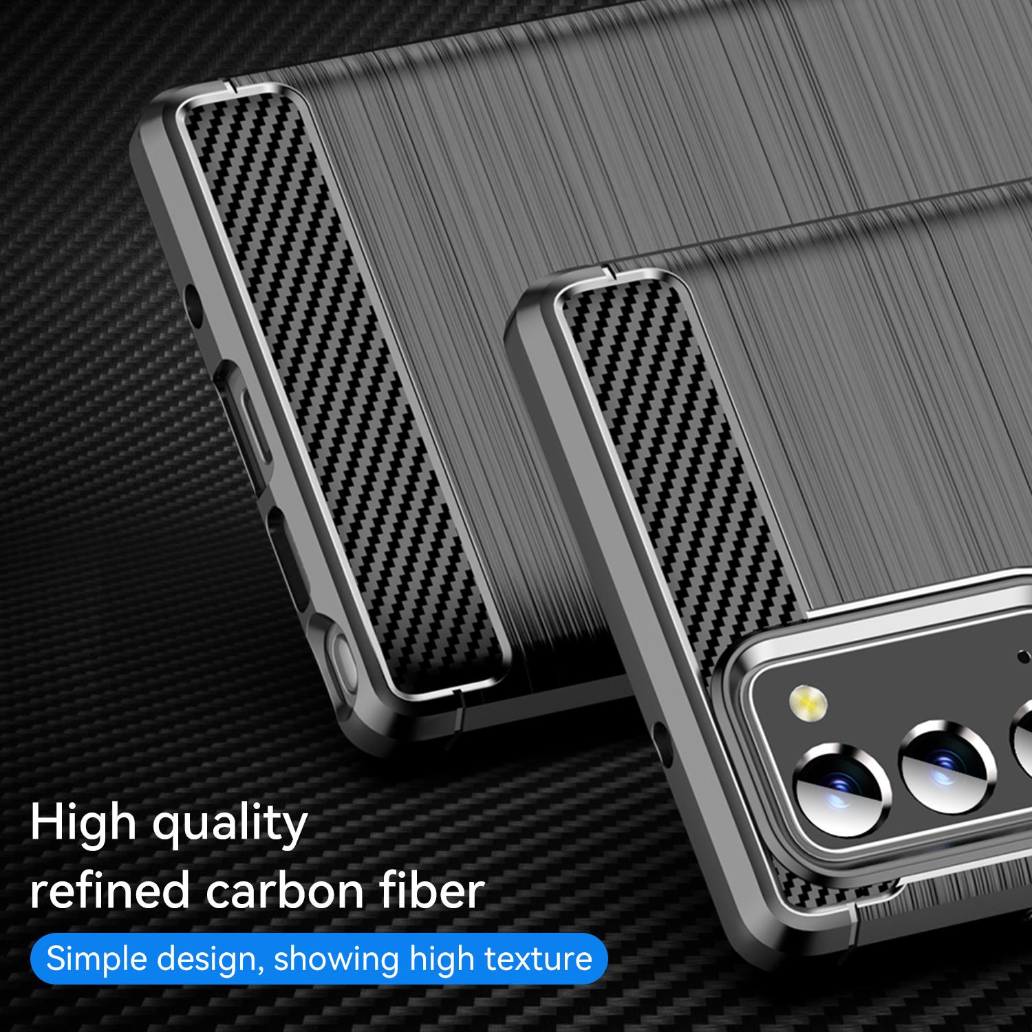 1.8mm Carbon Fiber Drop-proof Anti-fingerprint Brushed Texture Flexible TPU Mobile Phone Cover for Samsung Galaxy Note20/Note20 5G Black
1.8mm Carbon Fiber Drop-proof Anti-fingerprint Brushed Texture Flexible TPU Mobile Phone Cover for Samsung Galaxy Note20/Note20 5G Black