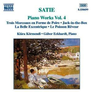 CD ERIK SATIE / KLRA KRMENDI / GBOR - Piano Works Vol. 4 8550699 Naxos 1994 Europe Classical Used
CD ERIK SATIE / KLRA KRMENDI / GBOR - Piano Works Vol. 4 8550699 Naxos 1994 Europe Classical Used