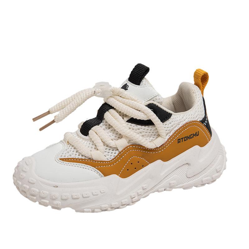 Новые детские сетчатые дышащие кроссовки для пап, нескользящие, износостойкие, с мягкой подошвой, повседневная спортивная обувь 38 жёлтый
Новые детские сетчатые дышащие кроссовки для пап, нескользящие, износостойкие, с мягкой подошвой, повседневная спортивная обувь 38 жёлтый