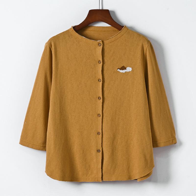 Chinese-style Ladies s Spring and Summer Ladies s Shirts, Knitted Thin Cardigan, Retro Shirts, Ladies s Tops S жовтий
Chinese-style Ladies s Spring and Summer Ladies s Shirts, Knitted Thin Cardigan, Retro Shirts, Ladies s Tops S жовтий