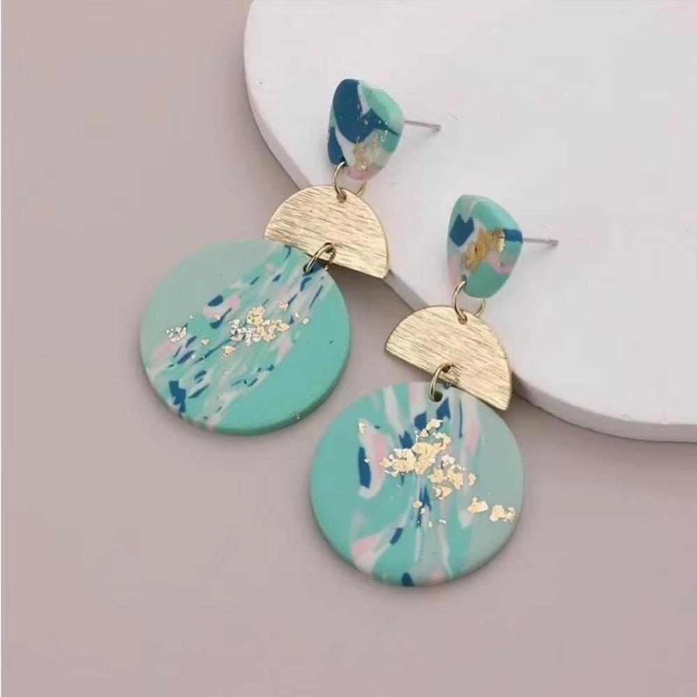 Y2K Beach Earrings Copper Exaggerate Earrings Women Fashion Acrylic Stud Earrings Girls зелений
Y2K Beach Earrings Copper Exaggerate Earrings Women Fashion Acrylic Stud Earrings Girls зелений