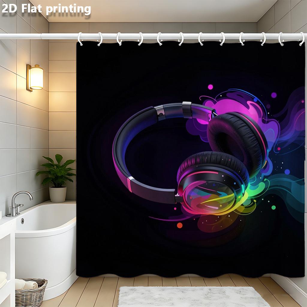 Printing Curtain Shower Headphones With Colorful Neon Waves Suitable For Multiple Scenes And Home Environments W60H190(CM)-1 Pcs
Printing Curtain Shower Headphones With Colorful Neon Waves Suitable For Multiple Scenes And Home Environments W60H190(CM)-1 Pcs