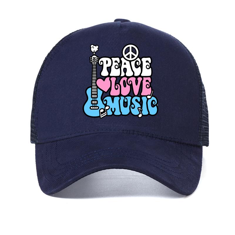 Love Peace Music hat Harajuku pop Faddish Unisex Casual Adjustable summer Mesh Breathable hats Cotton Dad Baseball Cap Adjustable
Love Peace Music hat Harajuku pop Faddish Unisex Casual Adjustable summer Mesh Breathable hats Cotton Dad Baseball Cap Adjustable