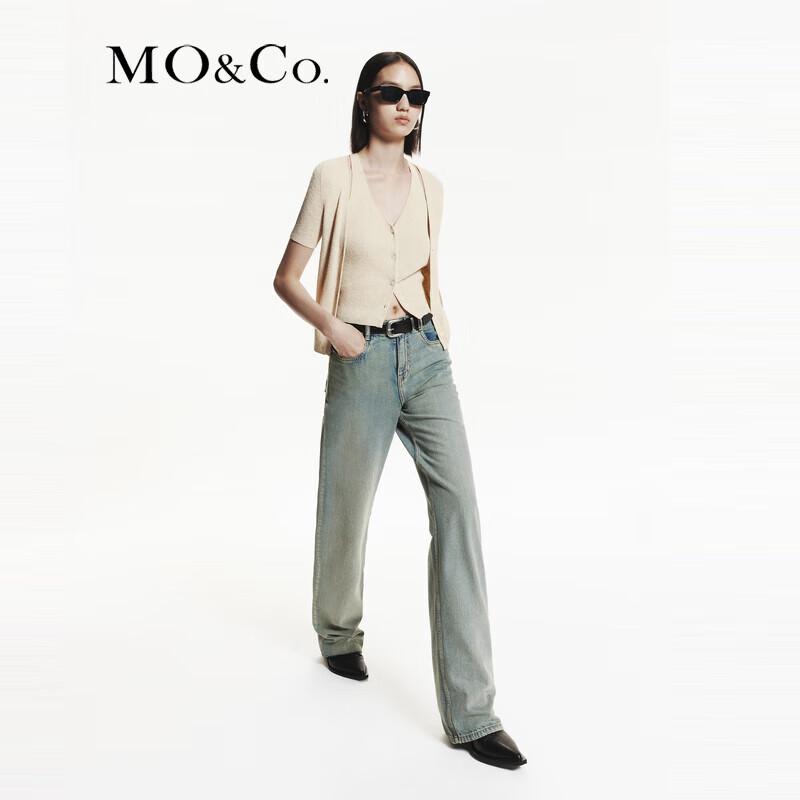 MO&Co. Linen Blend V-Neck Cropped-Style Faux Two-Piece Knit Cardigan S 160
MO&Co. Linen Blend V-Neck Cropped-Style Faux Two-Piece Knit Cardigan S 160