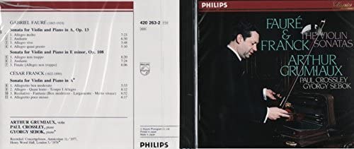 CD ANNE-SOPHIE MUTTER - Faure / Frank: Violin Sonatas / Gru 32CD3121 Japan ObiClassical Used
CD ANNE-SOPHIE MUTTER - Faure / Frank: Violin Sonatas / Gru 32CD3121 Japan ObiClassical Used