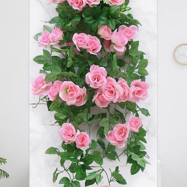 Artificial Rose Vine Wall Hanging Decoration for Indoor Living Room Rose Custom Color 1 bouquet No Gift
Artificial Rose Vine Wall Hanging Decoration for Indoor Living Room Rose Custom Color 1 bouquet No Gift