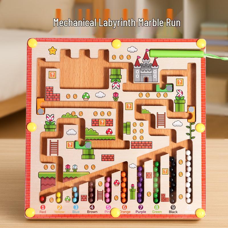 Магнитный лабиринт с бусинами для тренировки детской концентрации и контроля ручки
Магнитный лабиринт с бусинами для тренировки детской концентрации и контроля ручки