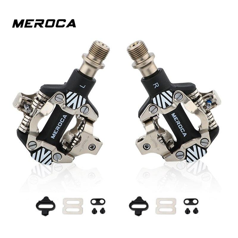 MEROCA MTB Automatic Pedal Cycling Clipless SPD Sealed Bearings Anti-slip Bicycle Pedal Self-locking Mountain Bike Cliple Pedals MTB Cliple Pedal
MEROCA MTB Automatic Pedal Cycling Clipless SPD Sealed Bearings Anti-slip Bicycle Pedal Self-locking Mountain Bike Cliple Pedals MTB Cliple Pedal