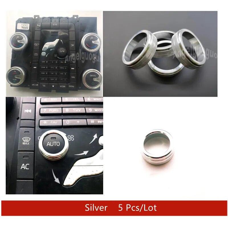 5 шт./компл., алюминиевый сплав, автомобильный кондиционер, ручка громкости, крышка, украшение, кольцо для Volvo S60 V60 XC60 S60 V40 XC90, автоаксессуары silver 5pcs
5 шт./компл., алюминиевый сплав, автомобильный кондиционер, ручка громкости, крышка, украшение, кольцо для Volvo S60 V60 XC60 S60 V40 XC90, автоаксессуары silver 5pcs