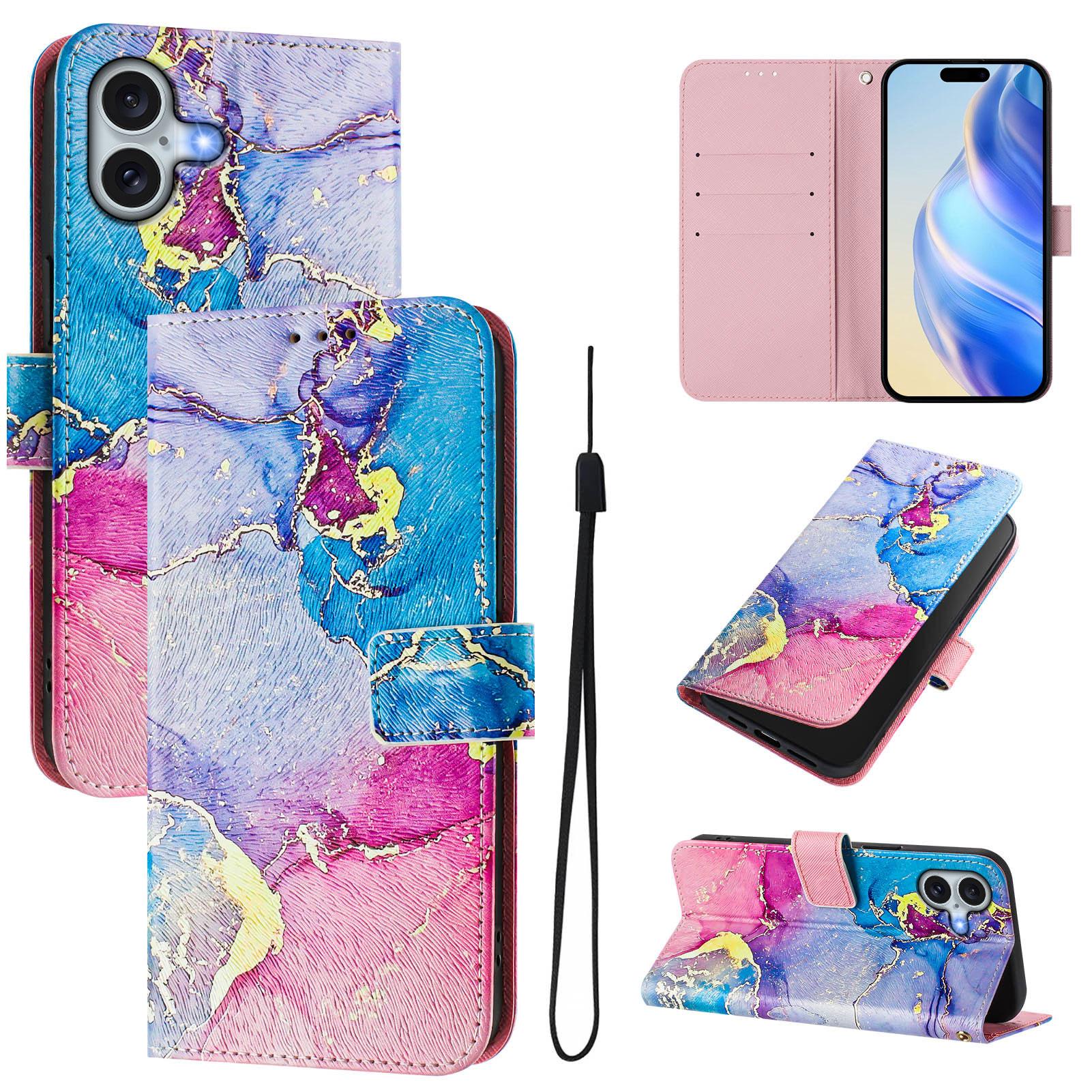 For iPhone 16 Plus Case Pattern Printing Wallet Phone Cover with Strap J
For iPhone 16 Plus Case Pattern Printing Wallet Phone Cover with Strap J