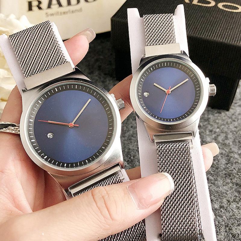 Новые мужские кварцевые часы, деловые водонепроницаемые часы без шкалы, повседневные часы со стальным ремешком и календарем, ультратонкие мужские часы