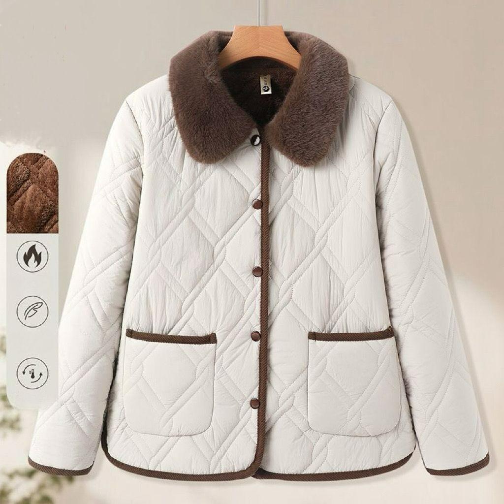 Mother s Autumn and Winter Jacket Plus Velvet Thickened Small Padded Jacket Women s Western Style High-grade Suit 5XL білий
Mother s Autumn and Winter Jacket Plus Velvet Thickened Small Padded Jacket Women s Western Style High-grade Suit 5XL білий