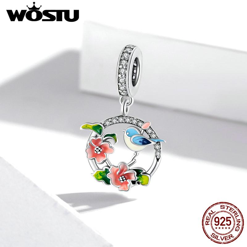 WOSTU разноцветные птицы, цветы, листья, подвеска с фианитом, весенняя подвеска, подходит для оригинального браслета, ювелирные аксессуары, изготовление своими руками 925 silver
WOSTU разноцветные птицы, цветы, листья, подвеска с фианитом, весенняя подвеска, подходит для оригинального браслета, ювелирные аксессуары, изготовление своими руками 925 silver