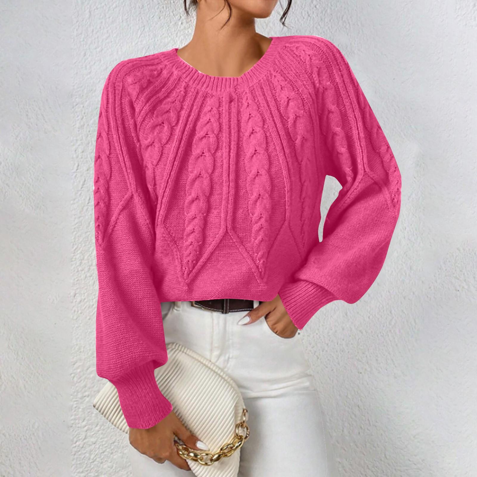 Женский однотонный свитер с круглым вырезом и длинными рукавами, однотонный повседневный свитер M
Женский однотонный свитер с круглым вырезом и длинными рукавами, однотонный повседневный свитер M