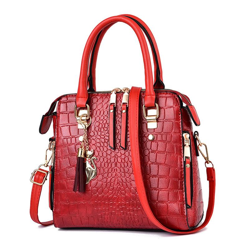 Ladies HandBag Female Leather Shoulder Bag Vintage HandBags Ladies Vintage Bolsa Feminina Large Capacity Casual Tote Bag 24x14x22cm бордовий
Ladies HandBag Female Leather Shoulder Bag Vintage HandBags Ladies Vintage Bolsa Feminina Large Capacity Casual Tote Bag 24x14x22cm бордовий