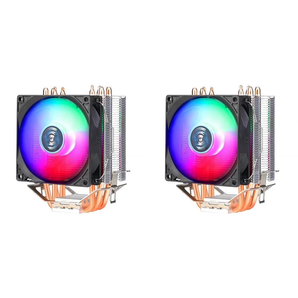 C# RGB процессорный кулер 4 тепловые трубки 9 см охлаждающий вентилятор гидравлические подшипники бесшумный для INTEL
C# RGB процессорный кулер 4 тепловые трубки 9 см охлаждающий вентилятор гидравлические подшипники бесшумный для INTEL