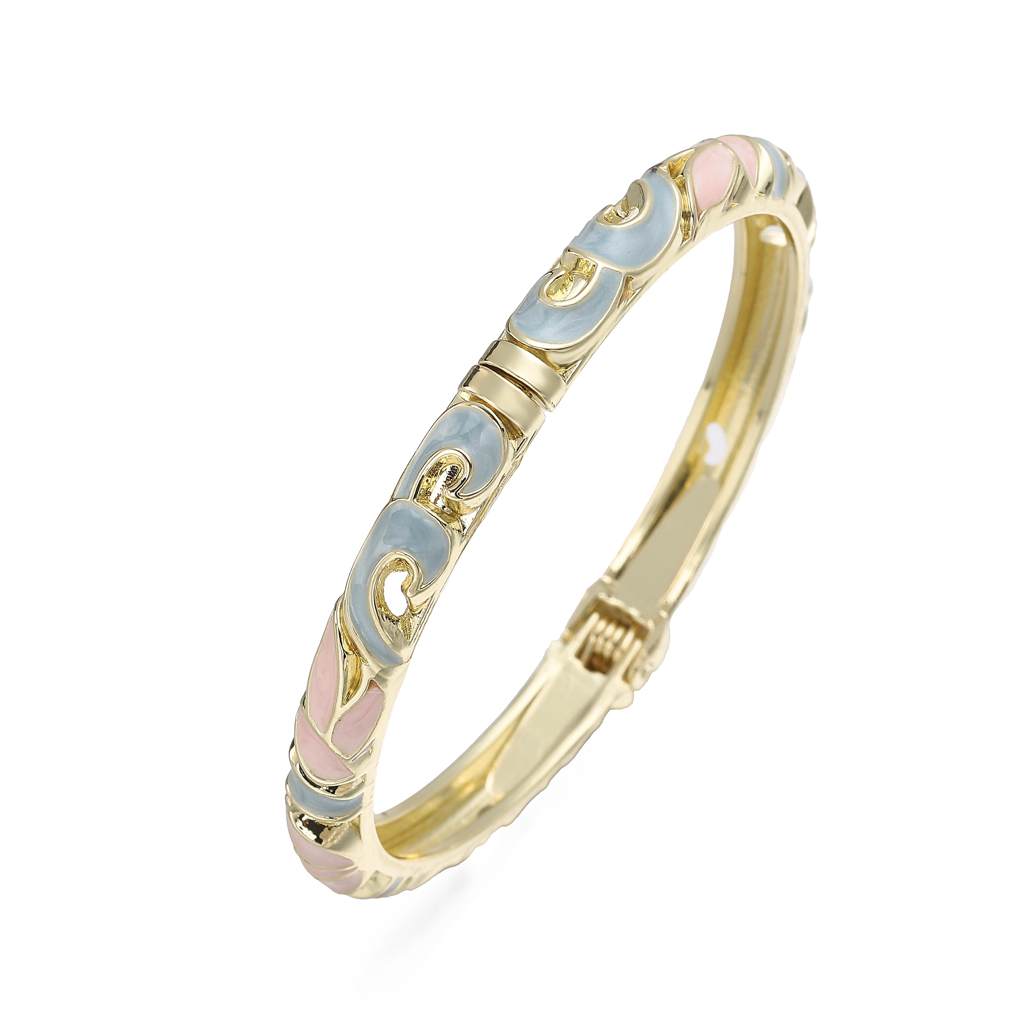 HECHENG, 66mm Universal Size Stretch Bracelet Enamel Drip Glaze Craftsmanship Paired with Vintage-Style Copper Zircon 1 Pc 66mm
HECHENG, 66mm Universal Size Stretch Bracelet Enamel Drip Glaze Craftsmanship Paired with Vintage-Style Copper Zircon 1 Pc 66mm