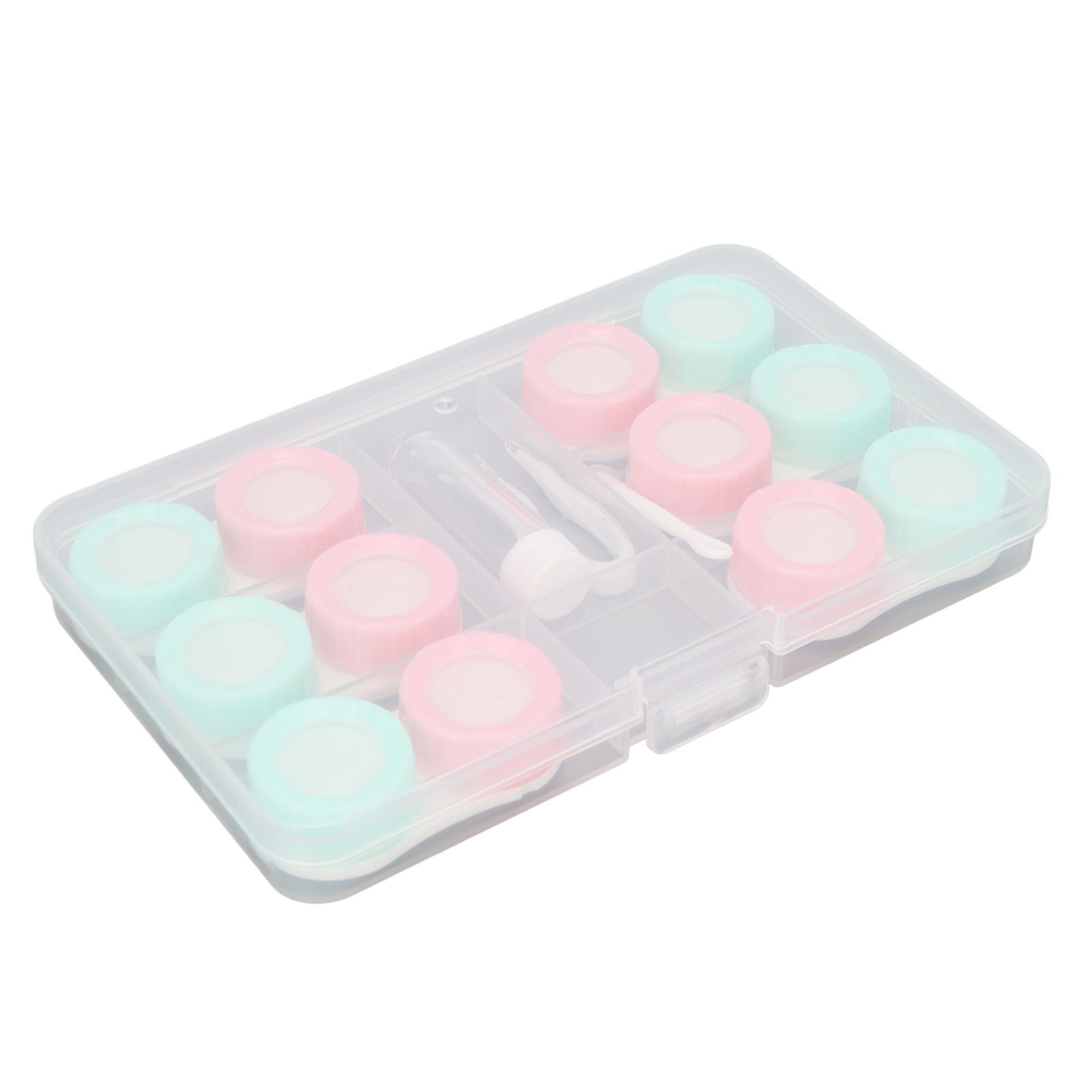 Contact Lens Case Professional Simple Portable Cosmetic Contact Lenses Box Holder with Nursing Liquid Bottle
Contact Lens Case Professional Simple Portable Cosmetic Contact Lenses Box Holder with Nursing Liquid Bottle
