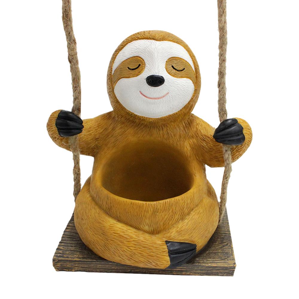 Swing Sloth Planter Resin Sloth Flower Pots Cute Sloth Shape home Decoration garden pots & planters Decoration for Home garden
Swing Sloth Planter Resin Sloth Flower Pots Cute Sloth Shape home Decoration garden pots & planters Decoration for Home garden
