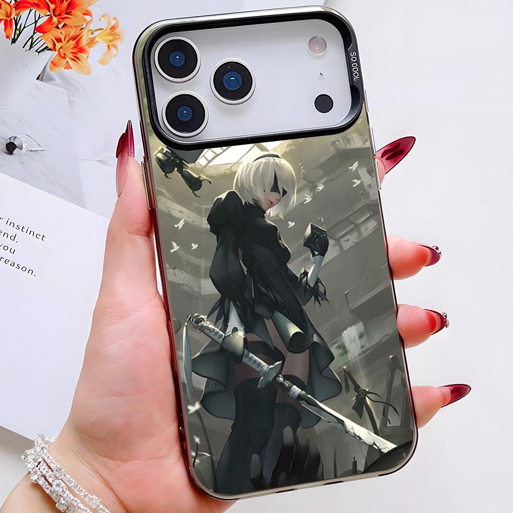 Nier Automata Game Phone Case For IPhone 17 Pro Max 16 Pro Max 15 14 13 11 12 Mini Xs X Xr 7 8 Plus Se Color Silver Cover iPhone 16 Plus
Nier Automata Game Phone Case For IPhone 17 Pro Max 16 Pro Max 15 14 13 11 12 Mini Xs X Xr 7 8 Plus Se Color Silver Cover iPhone 16 Plus