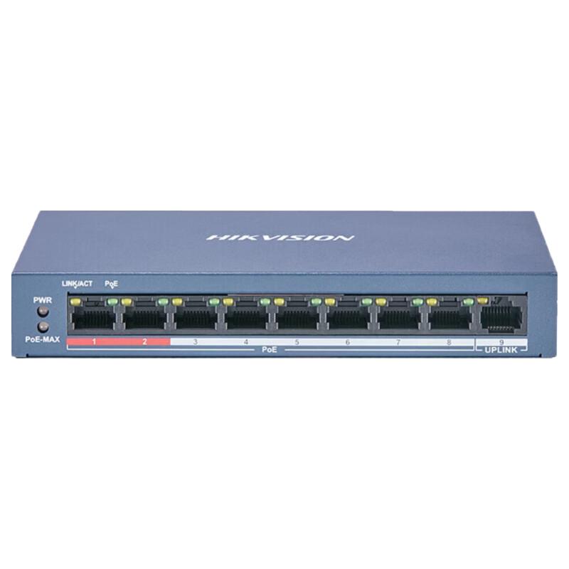 HIKVISION 9-Port 100M Unmanaged PoE Switch CN plug (adapter included)
HIKVISION 9-Port 100M Unmanaged PoE Switch CN plug (adapter included)