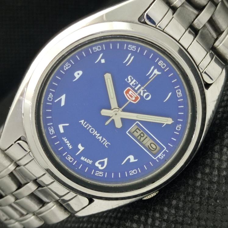 Б/У винтажные часы SEIKO 5 AUTO 7009A JAPAN MENS ARABIC BLUE 608g-a316421-9 SKU608g-a316421 
Б/У винтажные часы SEIKO 5 AUTO 7009A JAPAN MENS ARABIC BLUE 608g-a316421-9 SKU608g-a316421