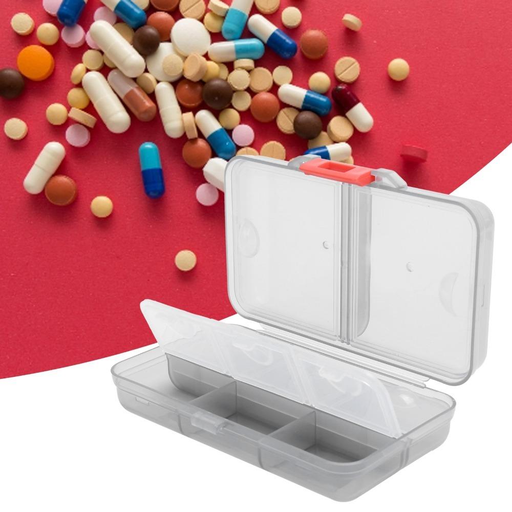 Mini Medicine Box 8 Grids Medicine Case Practical Medicine Organizer Daily Carry Grey
Mini Medicine Box 8 Grids Medicine Case Practical Medicine Organizer Daily Carry Grey