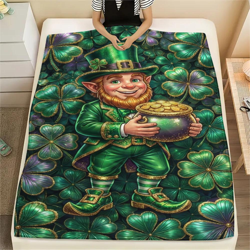 1Pc St.Patrick s Day Print Flannel Blanket, High quality Comfortable for All Seasons, Home Decor, Warmth and Comfort, Perfect for Christmas Gifts W71 80cm x 120cm
1Pc St.Patrick s Day Print Flannel Blanket, High quality Comfortable for All Seasons, Home Decor, Warmth and Comfort, Perfect for Christmas Gifts W71 80cm x 120cm